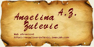 Angelina Zulević vizit kartica